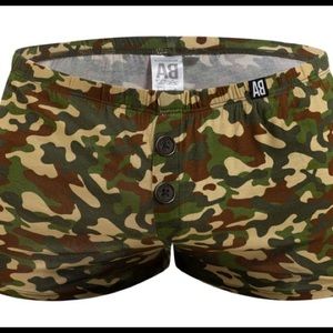 AussieBum camo camouflage boxer medium
